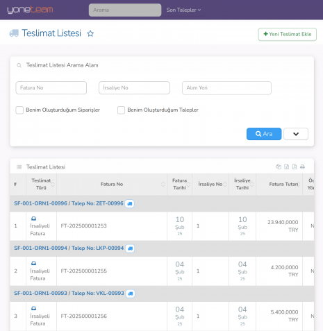 Delivery Tracking System